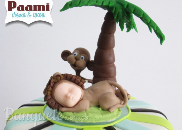 Safary baby shower torta cake