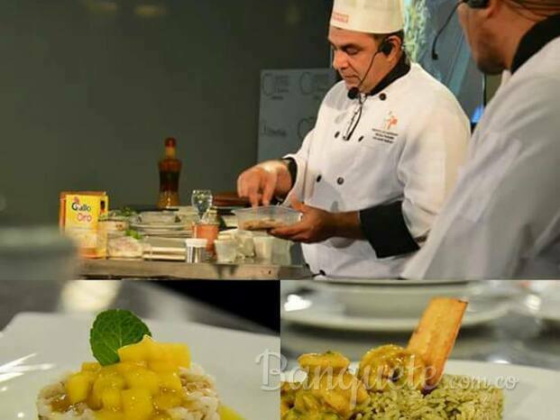 Chef Ismael Rodriguez, en la preparacion de paltillos internacionales