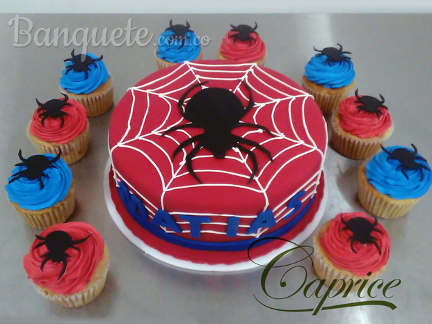 Cupcakes Spiderman