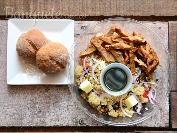 Ensalada de quinoa.