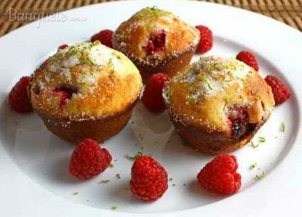 Muffins de frambuesa