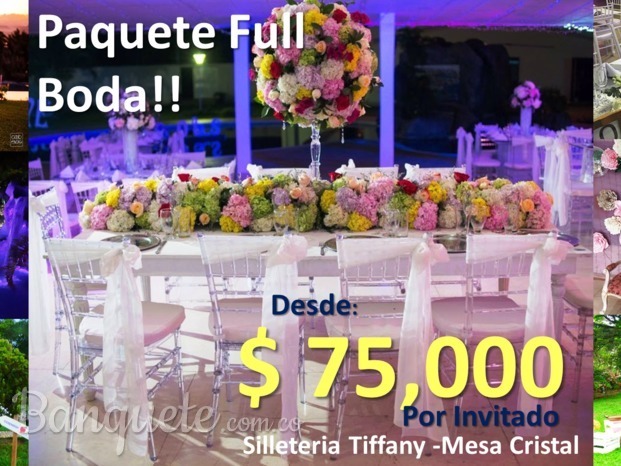 PAQUETE FULL DESDE $ 75.000 POR INVITADO