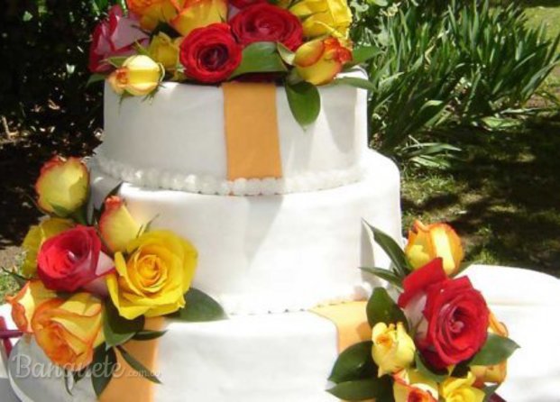 Tortas con flores