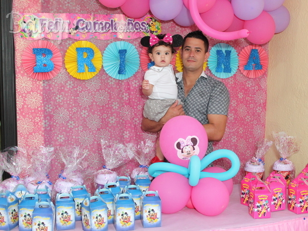 Cumpleaños de la niña Briana su primer añito